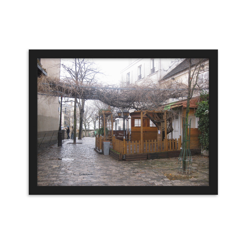 Paris Montmartre 6 framed matte photo