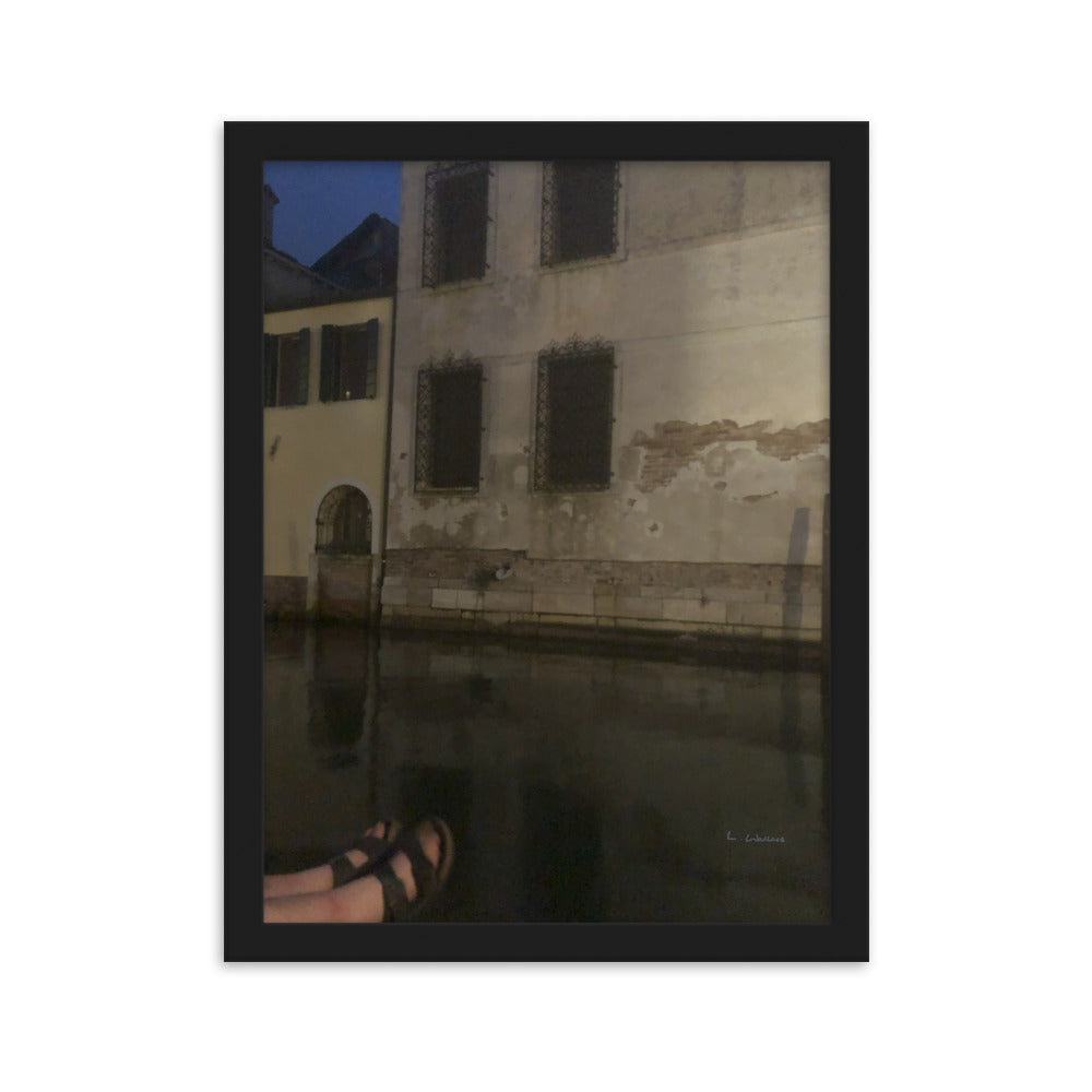 Venice Dusk 19 framed matte photo