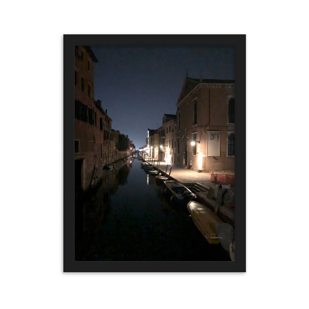 Venice Dusk 29 framed matte photo