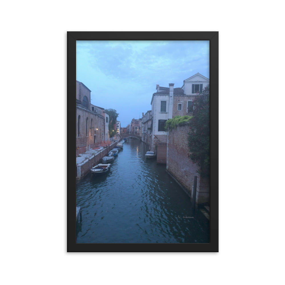 Venice Blue 6 framed matte photo