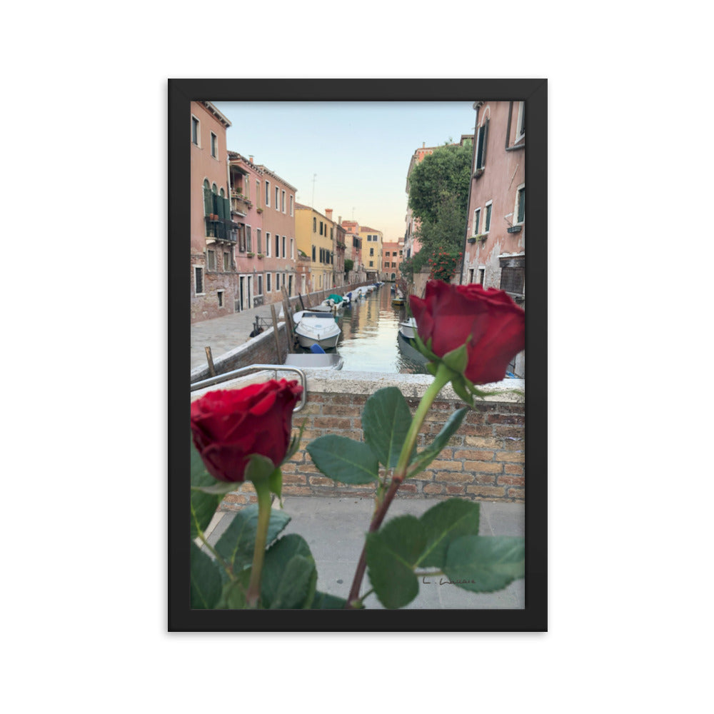 Venice Streets 2 framed matte photo