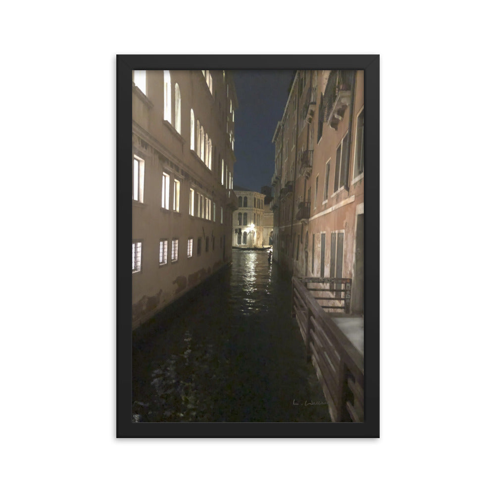 Venice Dusk 30 framed matte photo