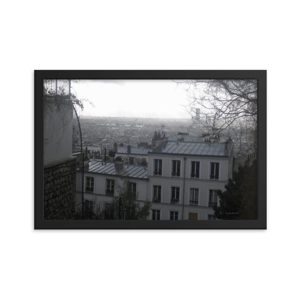 Paris Montmartre 5 framed matte photo