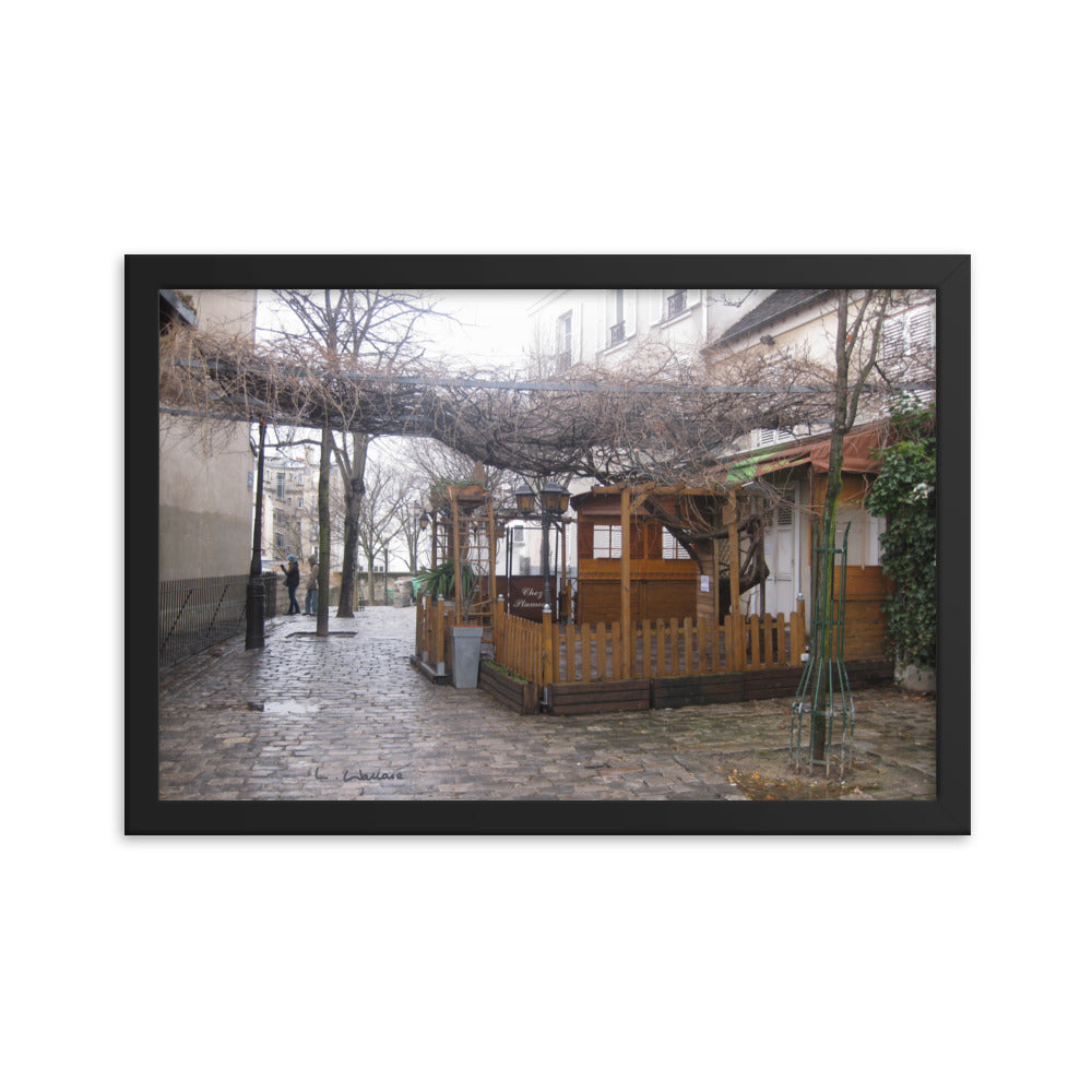 Paris Montmartre 6 framed matte photo