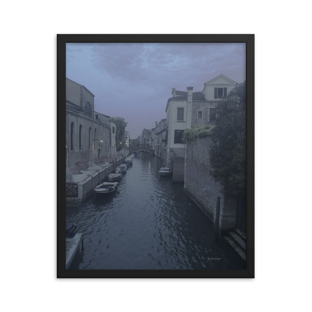 Venice Blue/Mauve 1 framed matte photo