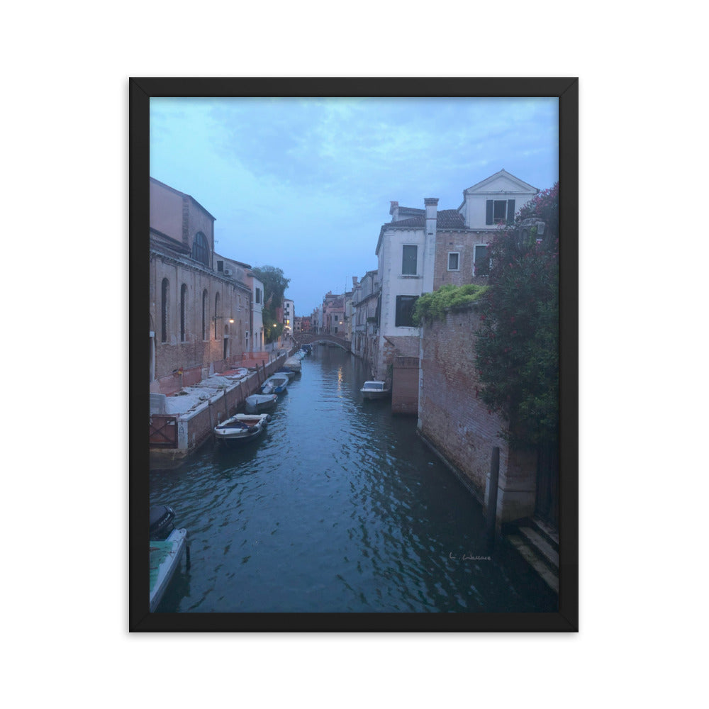 Venice Blue 6 framed matte photo