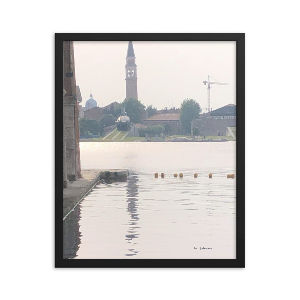 Venice Mauve 2 framed matte photo