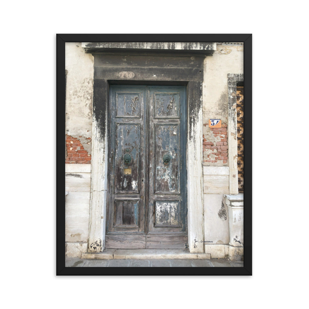 Venice Doors 3 framed matte photo