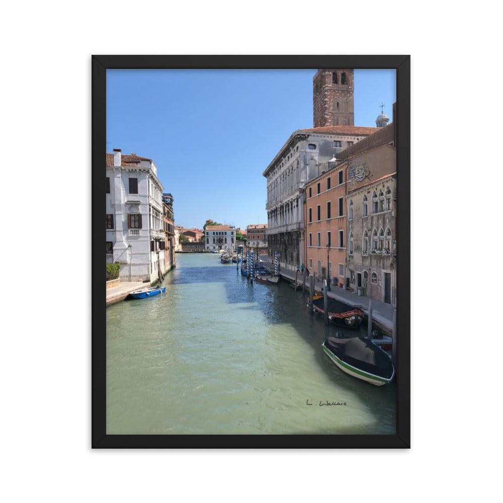 Venice Highways 1 framed matte photo