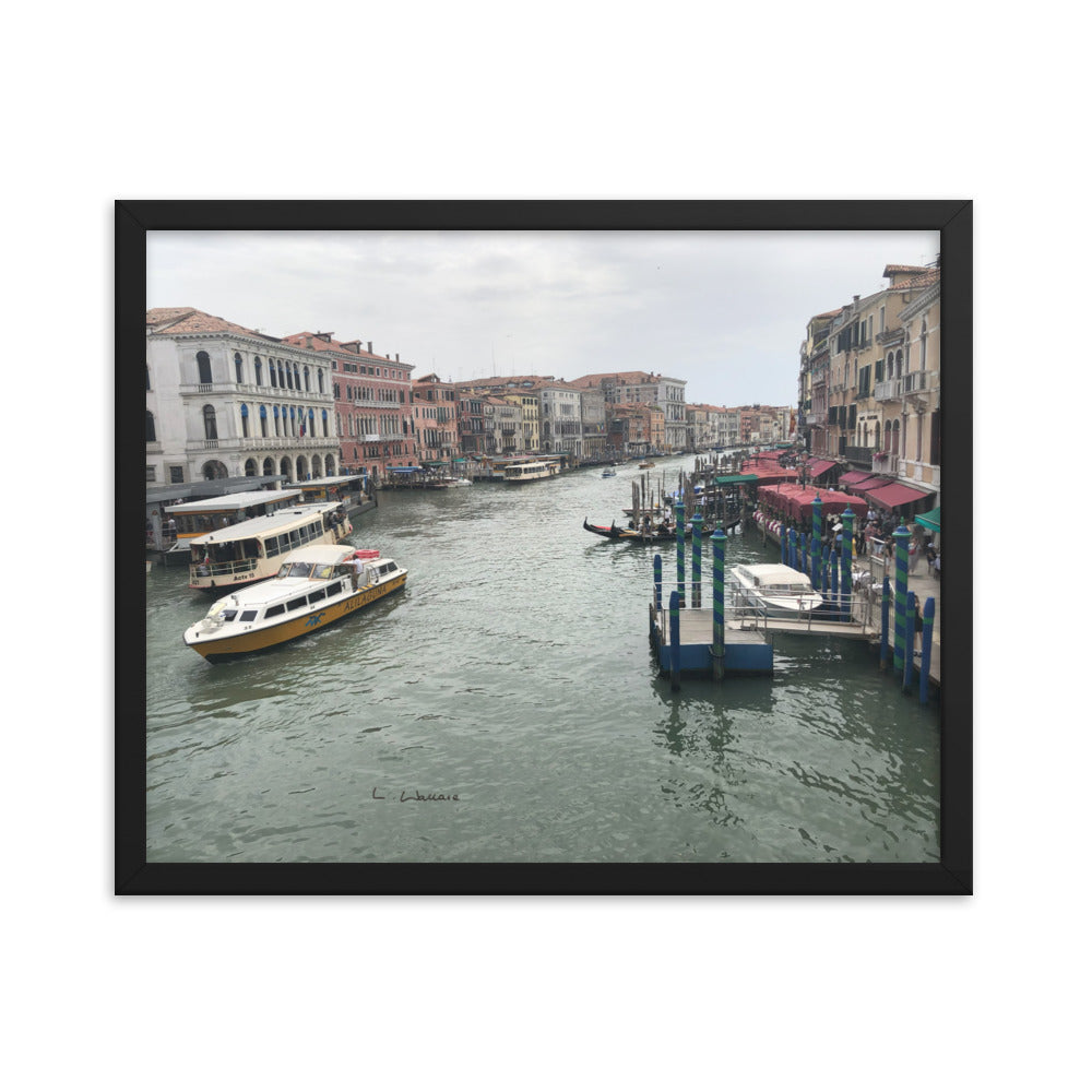 Venice Highways 14 framed matte photo