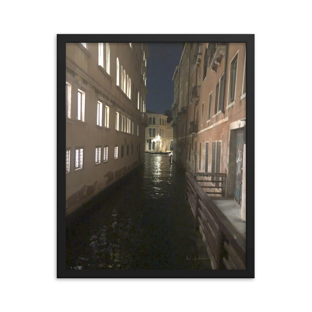 Venice Dusk 30 framed matte photo