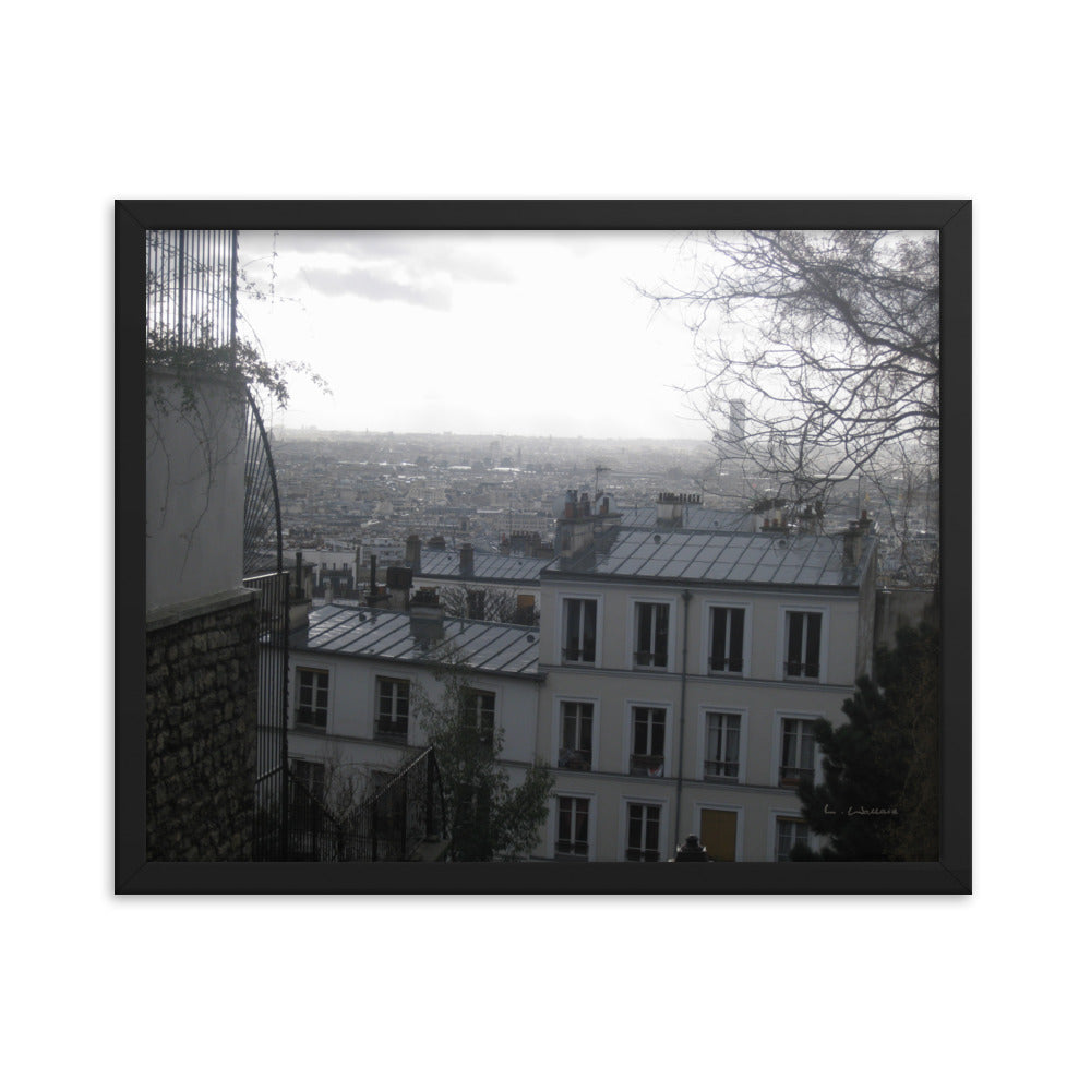 Paris Montmartre 5 framed matte photo