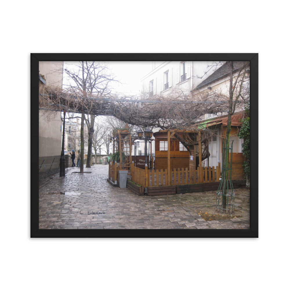 Paris Montmartre 6 framed matte photo