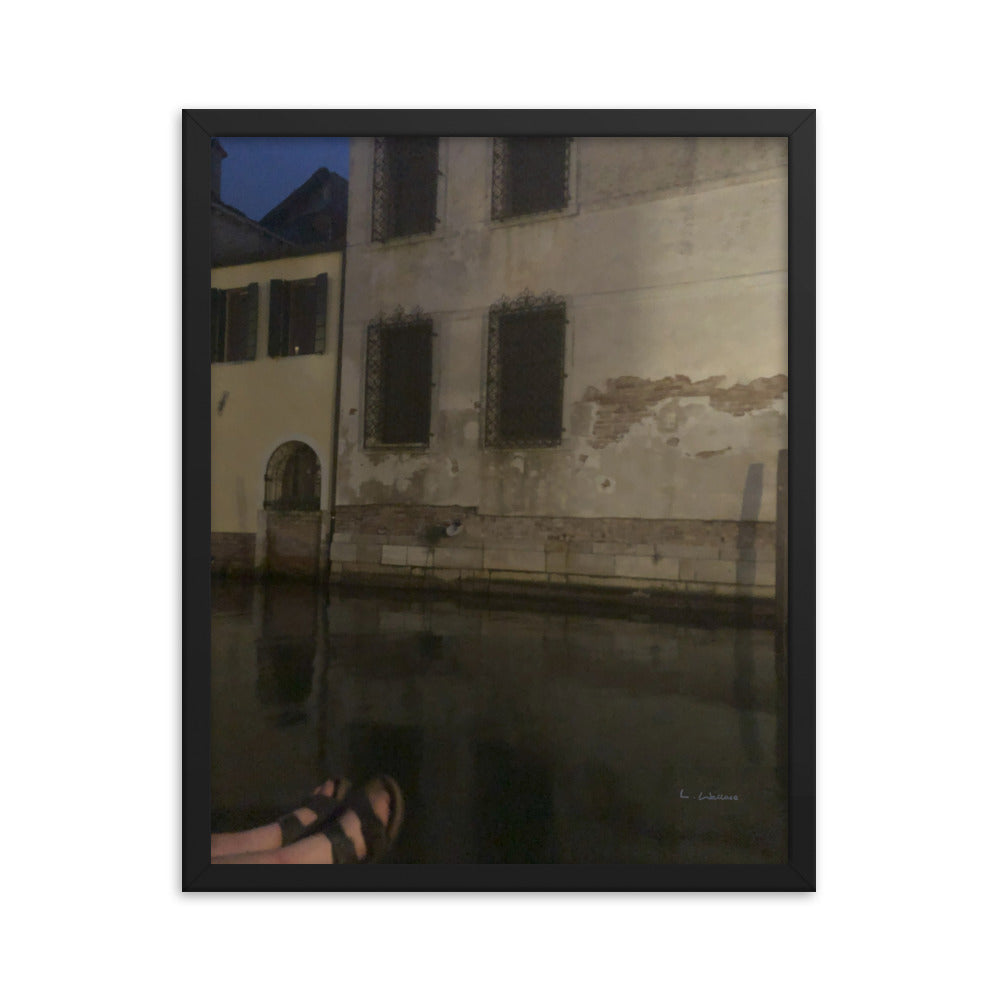 Venice Dusk 19 framed matte photo