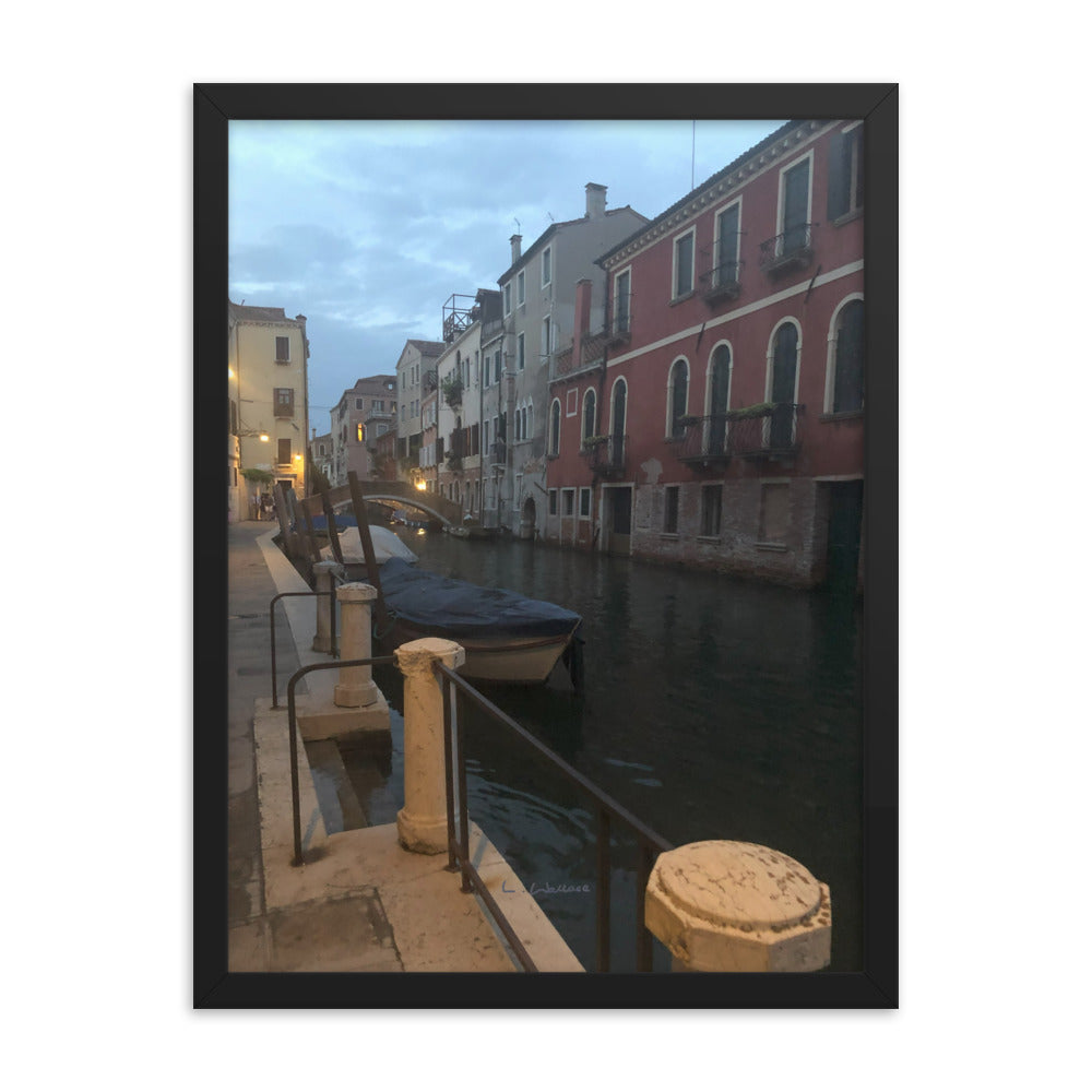 Venice Mauve 3 framed matte photo