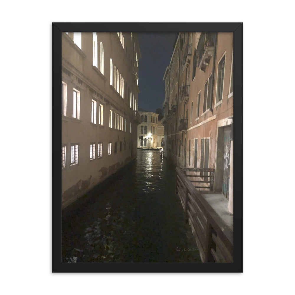 Venice Dusk 30 framed matte photo