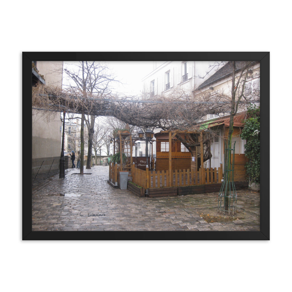 Paris Montmartre 6 framed matte photo