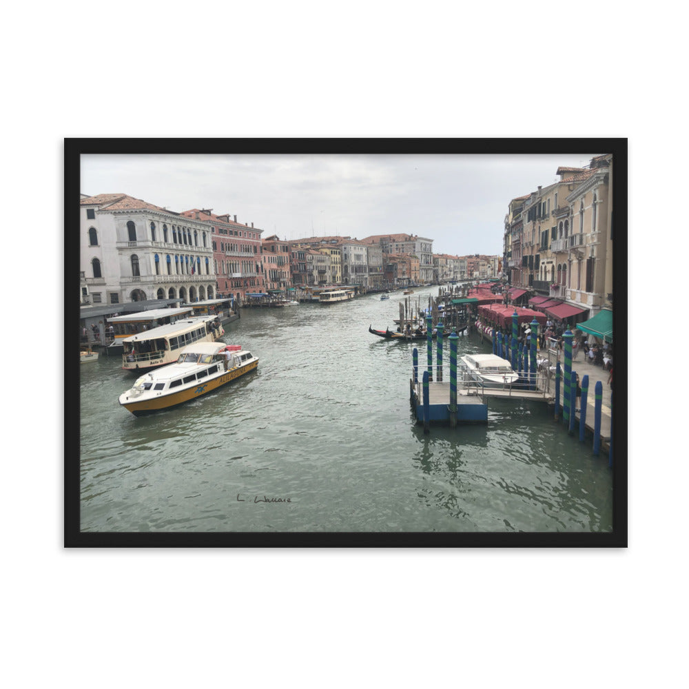 Venice Highways 14 framed matte photo