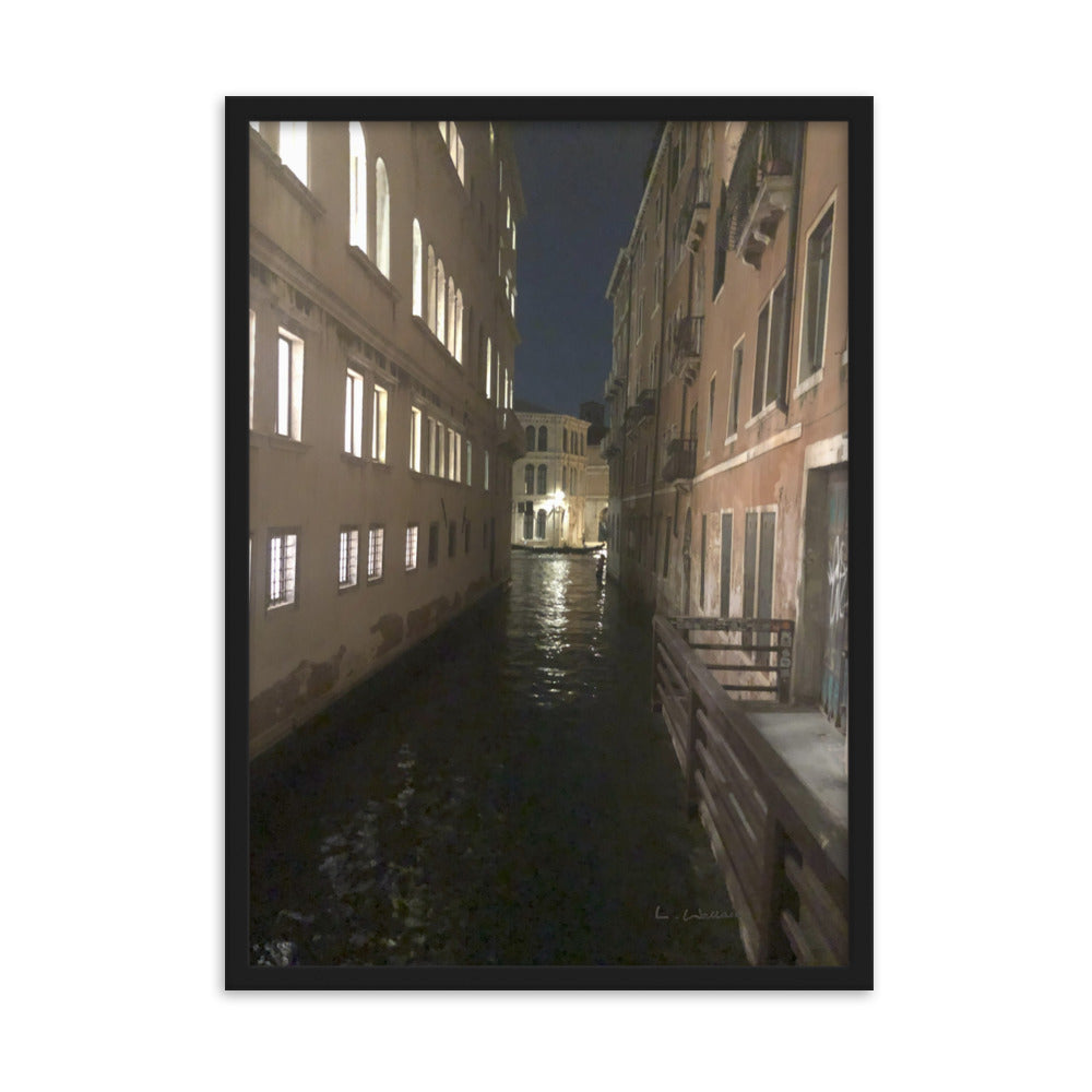 Venice Dusk 30 framed matte photo