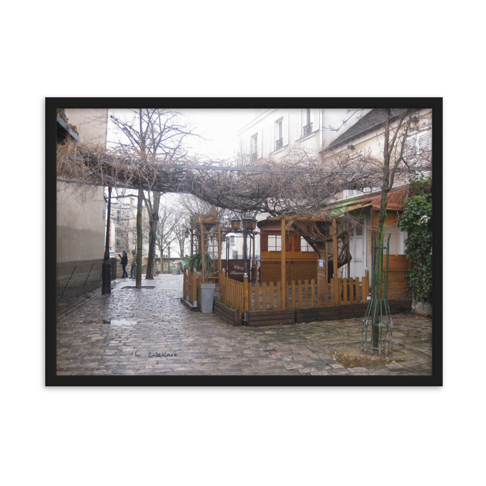 Paris Montmartre 6 framed matte photo