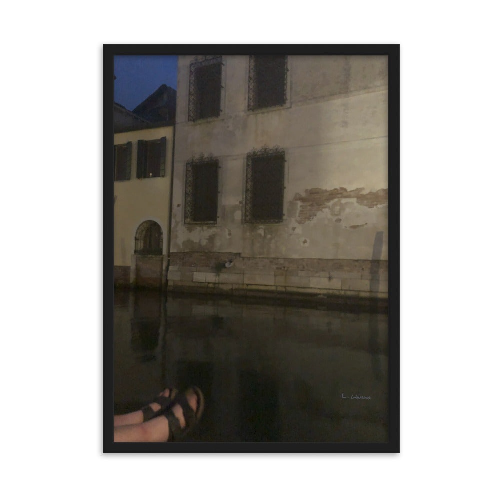 Venice Dusk 19 framed matte photo