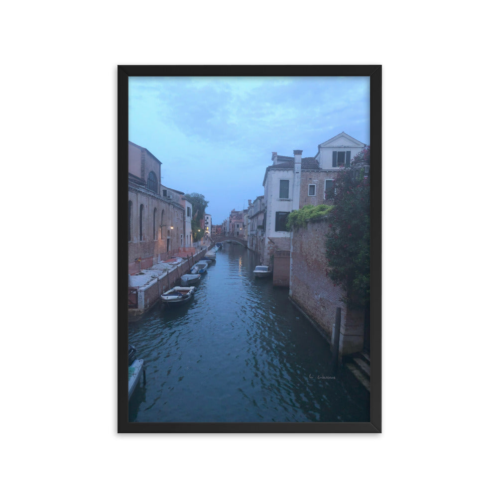 Venice Blue 6 framed matte photo