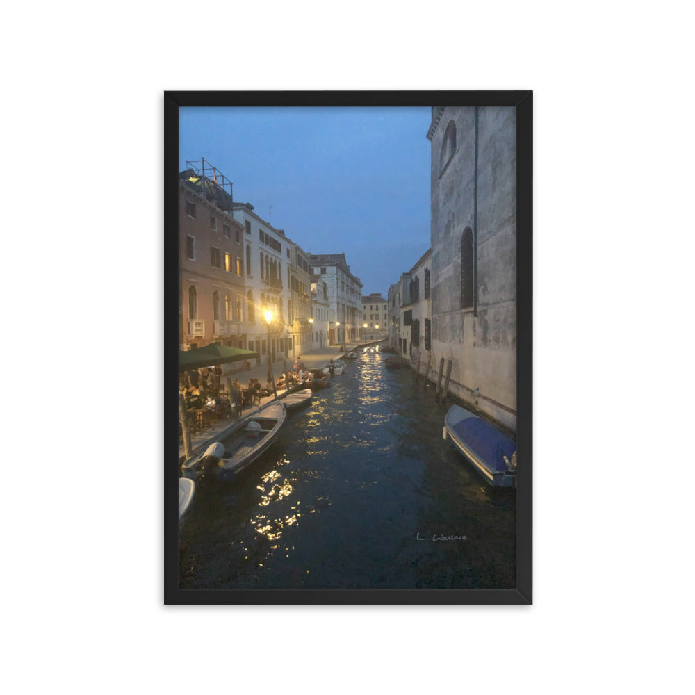 Venice Blue 14 framed matte photo