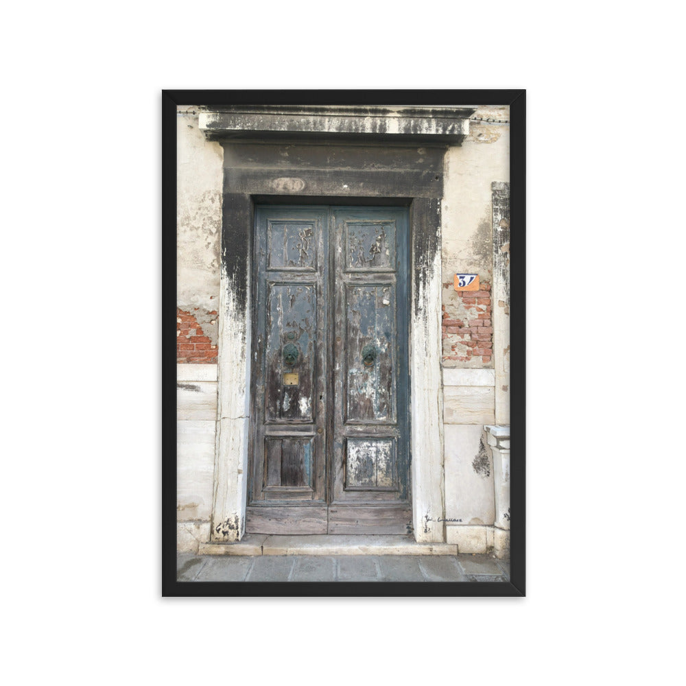 Venice Doors 3 framed matte photo
