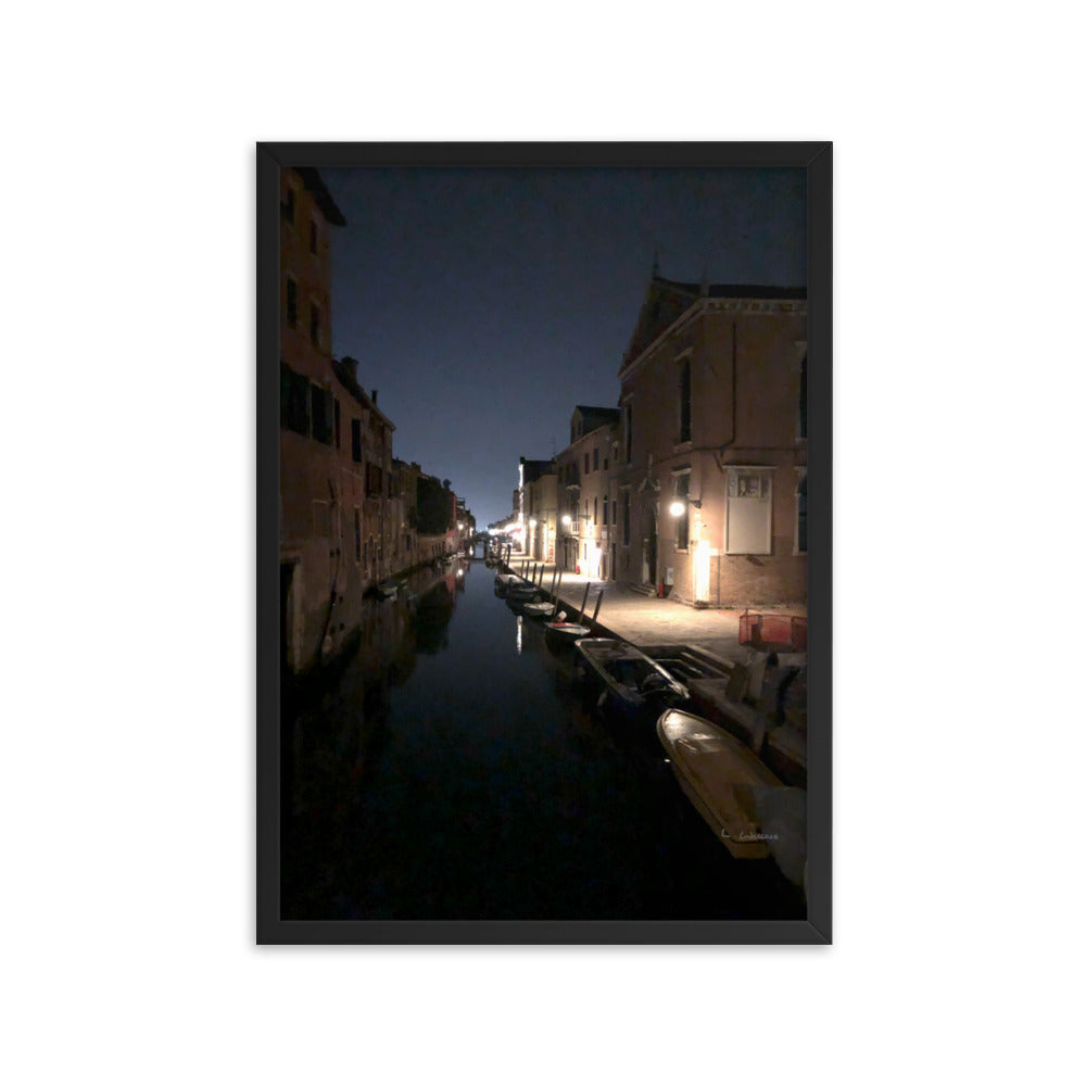 Venice Dusk 29 framed matte photo