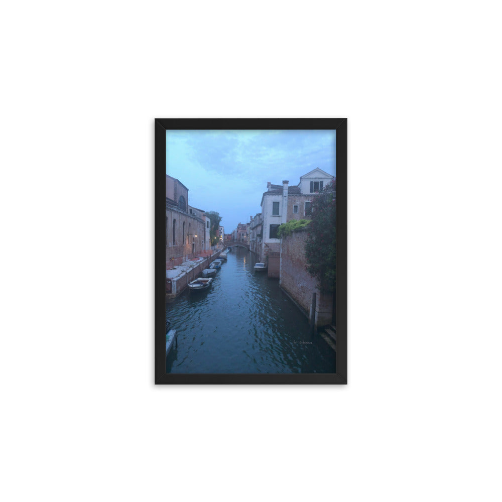 Venice Blue 6 framed matte photo