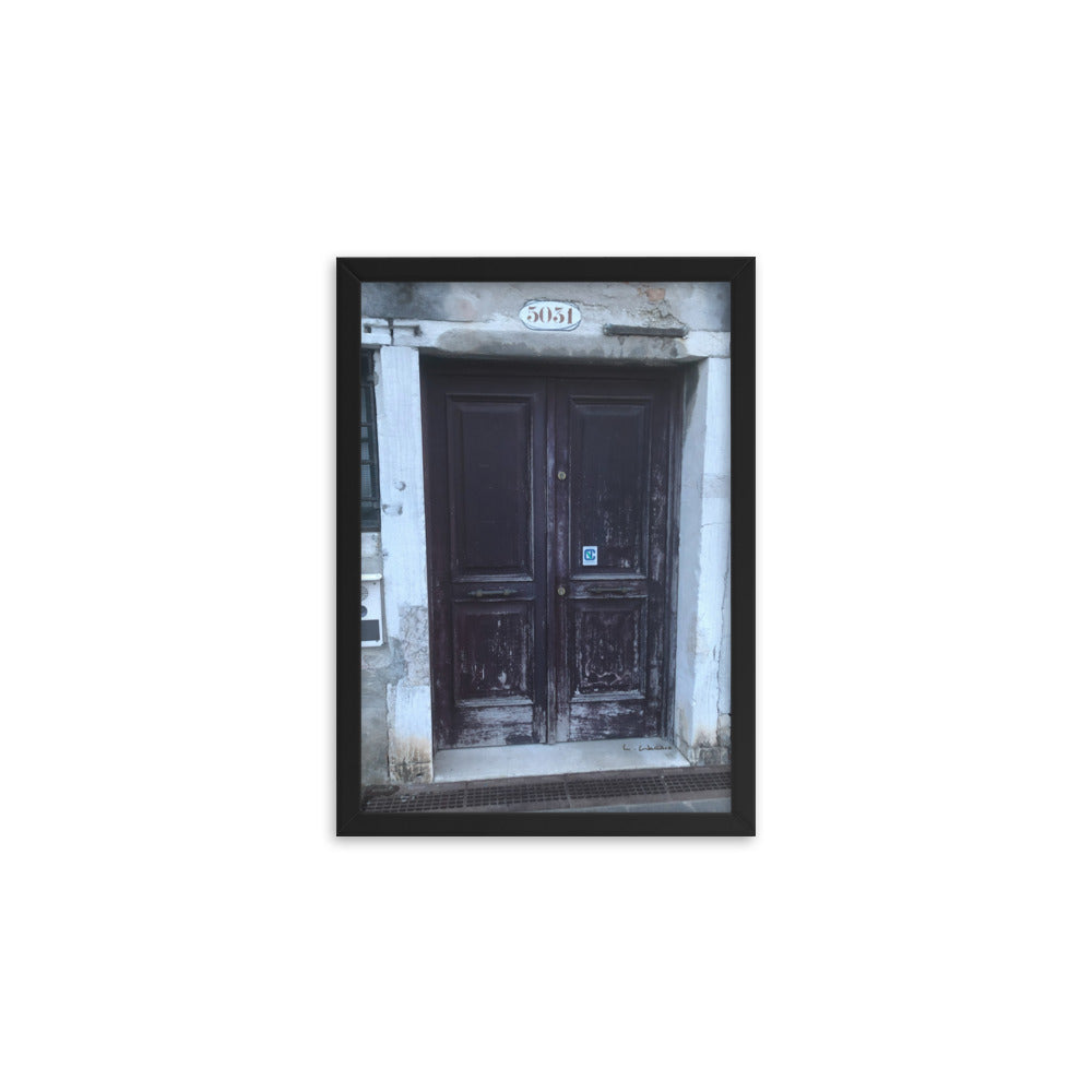 Venice Doors 8 framed matte photo