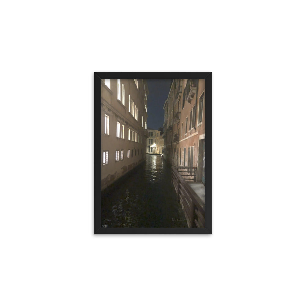 Venice Dusk 30 framed matte photo