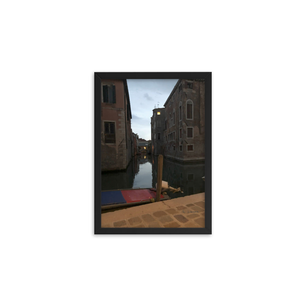 Venice Dusk 8 framed matte photo