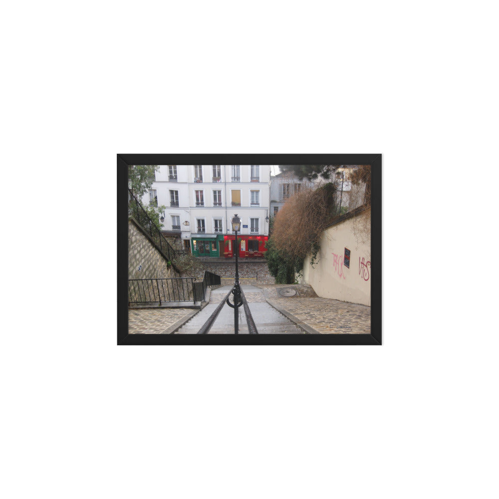 Paris Montmartre 3 framed matte photo