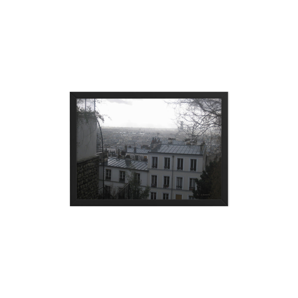 Paris Montmartre 5 framed matte photo