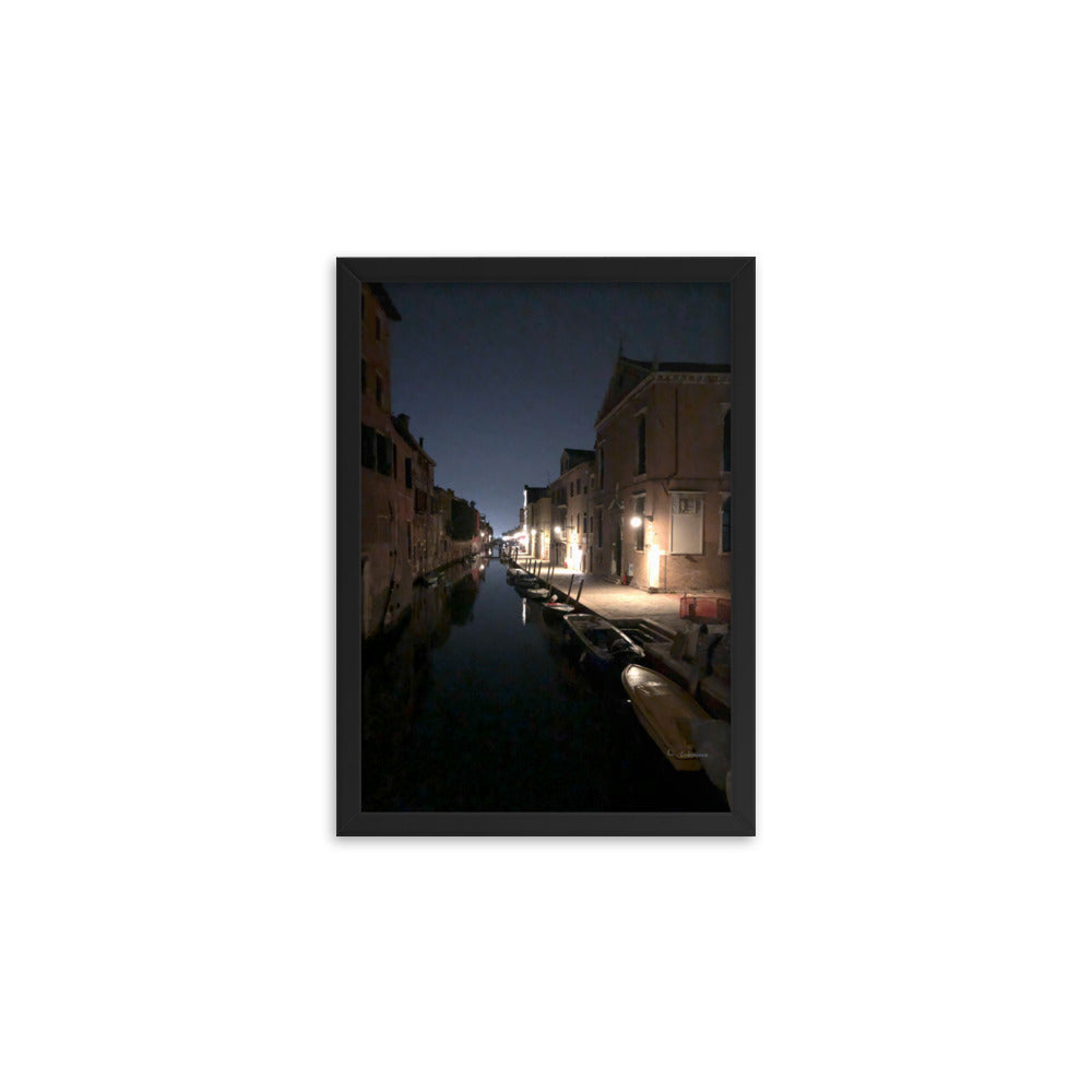 Venice Dusk 29 framed matte photo