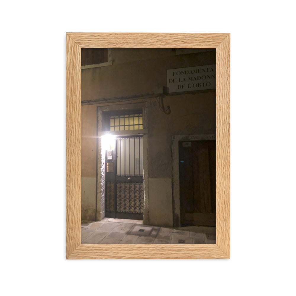 Venice Doors 11 framed matte photo