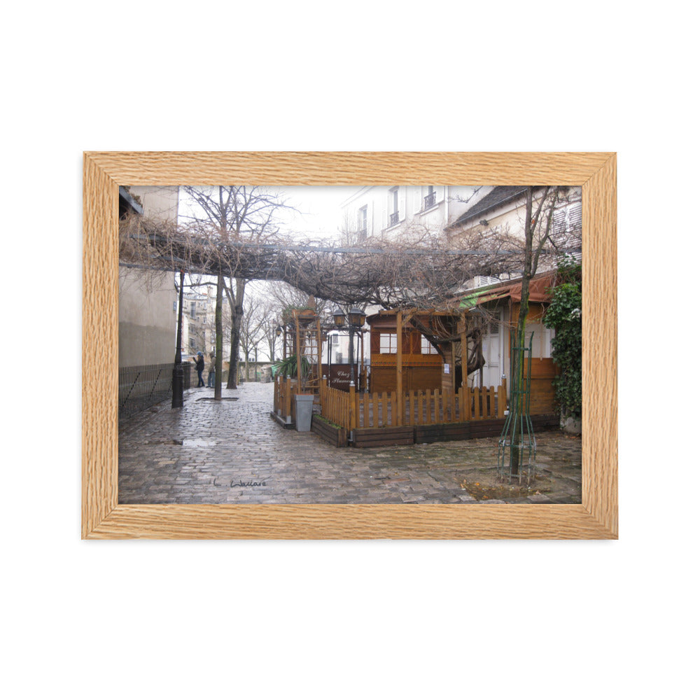 Paris Montmartre 6 framed matte photo