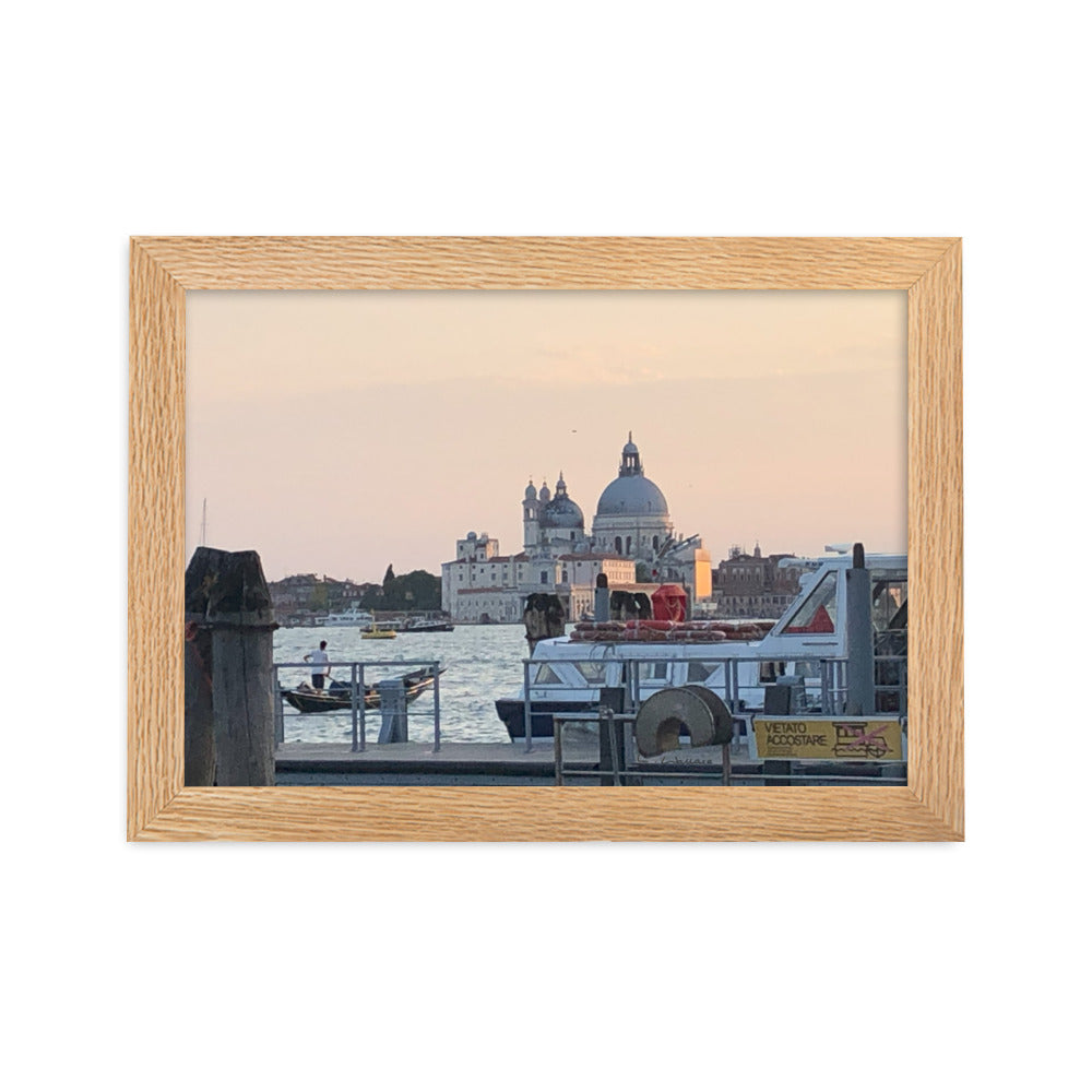 Venice Dusk 10 framed matte photo