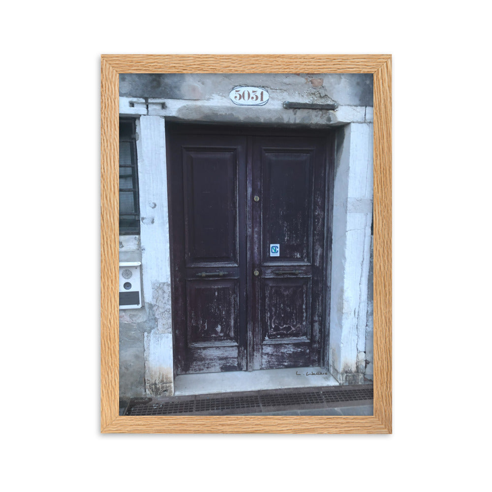 Venice Doors 8 framed matte photo