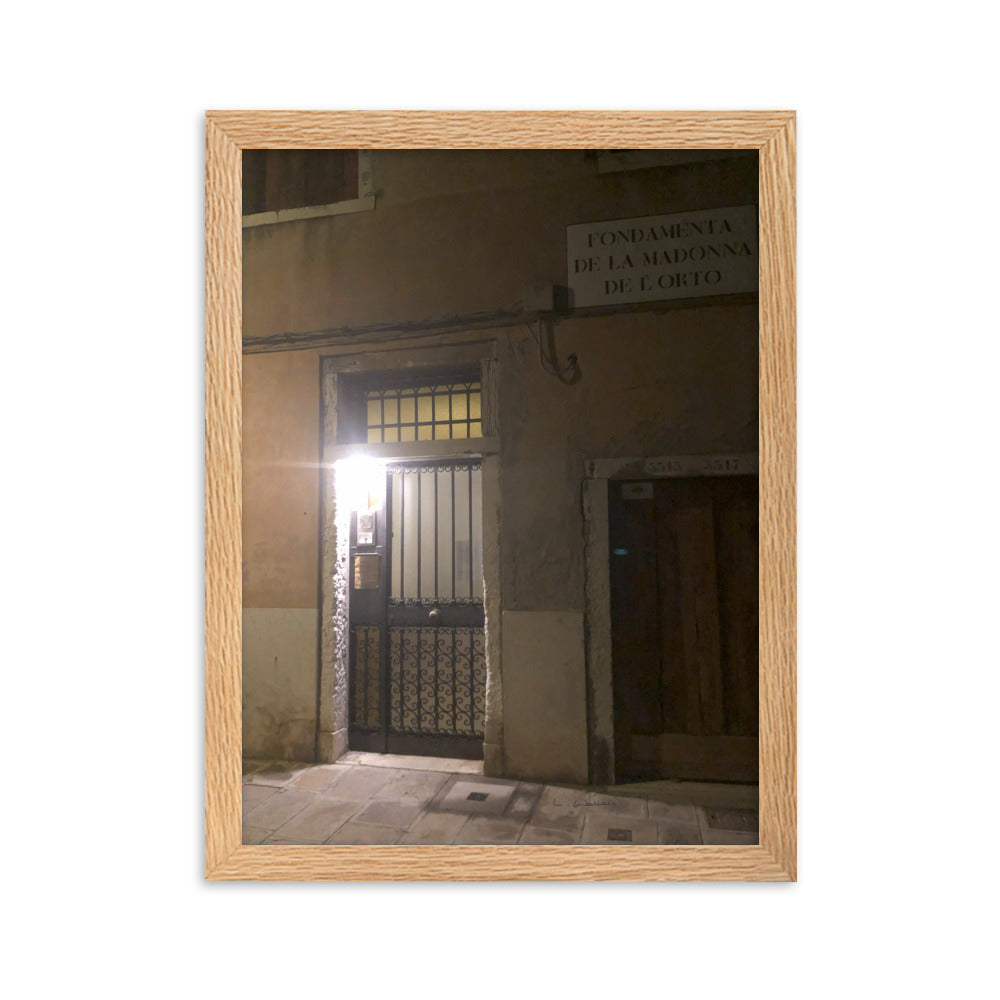 Venice Doors 11 framed matte photo