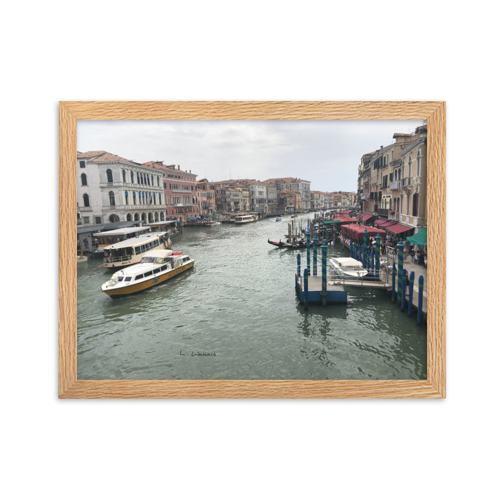 Venice Highways 14 framed matte photo