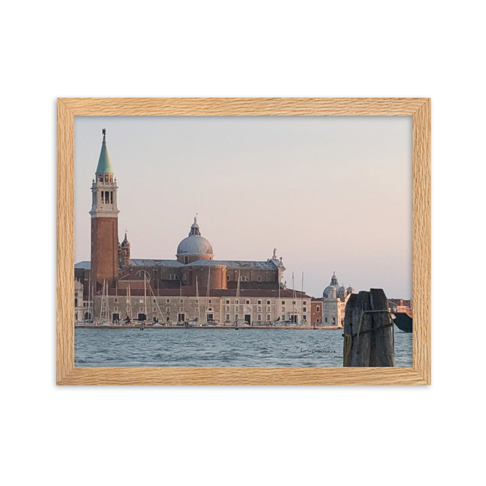Venice Dusk 11 framed matte photo