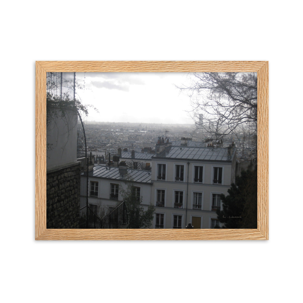 Paris Montmartre 5 framed matte photo