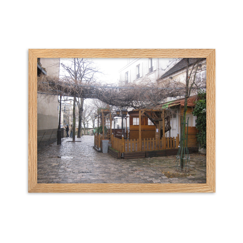 Paris Montmartre 6 framed matte photo