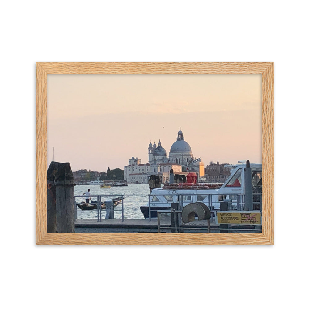 Venice Dusk 10 framed matte photo