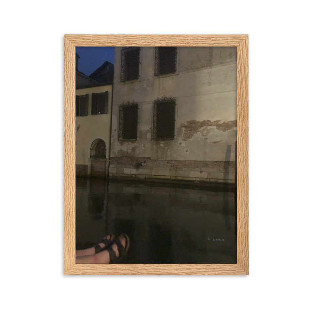 Venice Dusk 19 framed matte photo