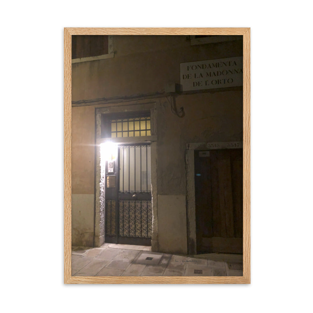 Venice Doors 11 framed matte photo