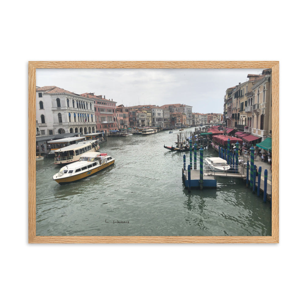 Venice Highways 14 framed matte photo