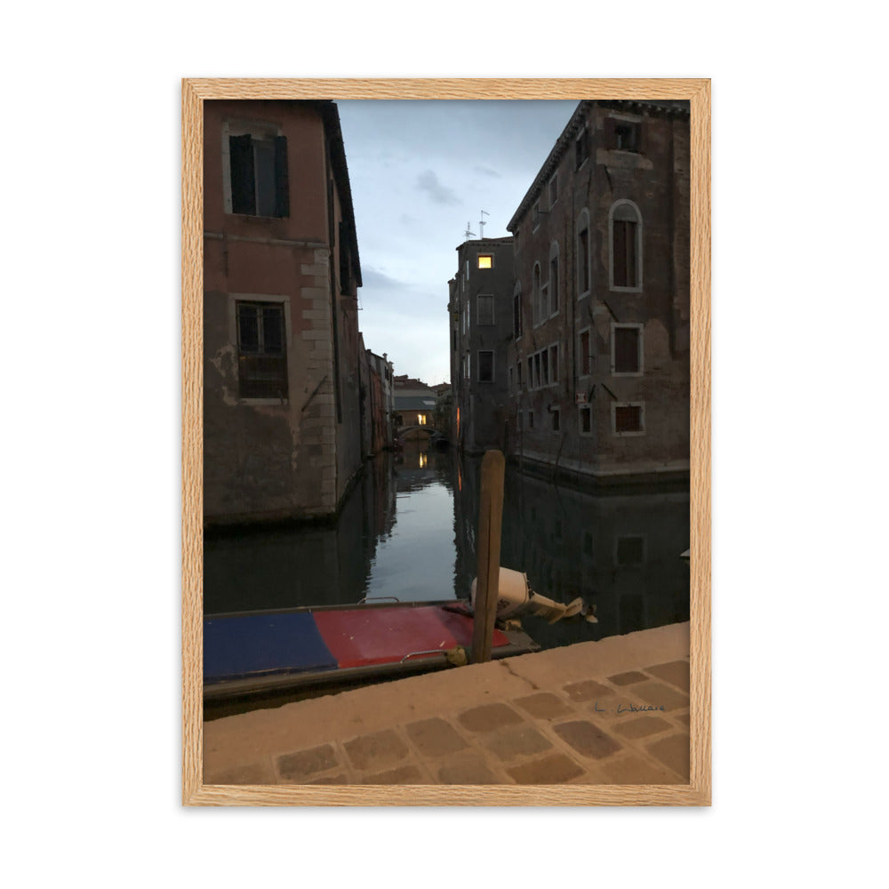 Venice Dusk 8 framed matte photo